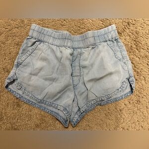 American Eagle Outfitters Light Blue High Waist Shorts G-33